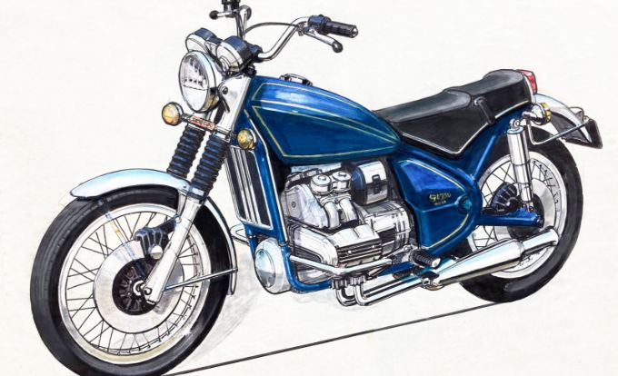1975 GL1000 イメージスケッチ