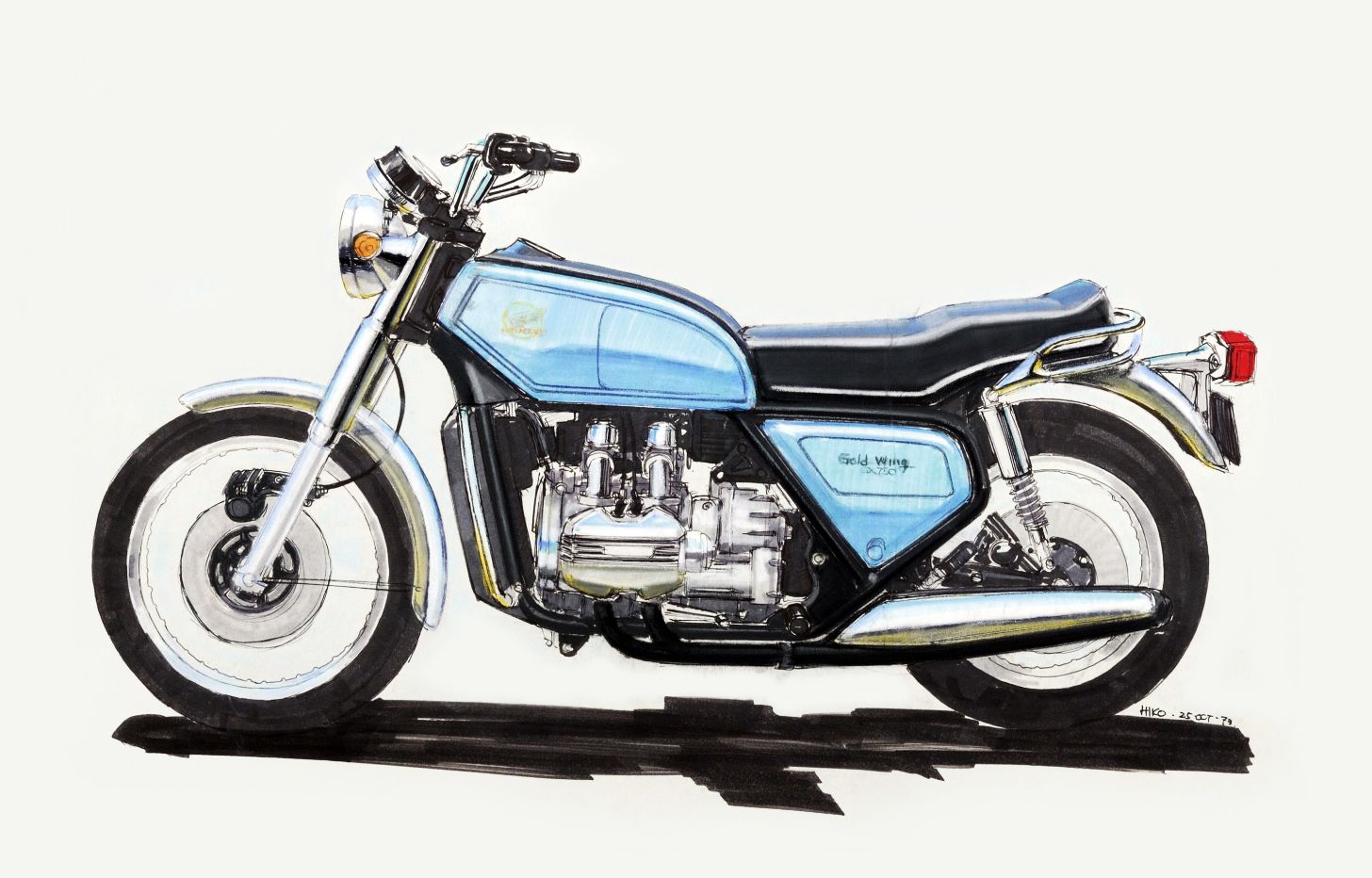 1975 GL1000 イメージスケッチ