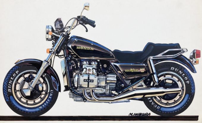 1984 GL1200 ファイナルスケッチ