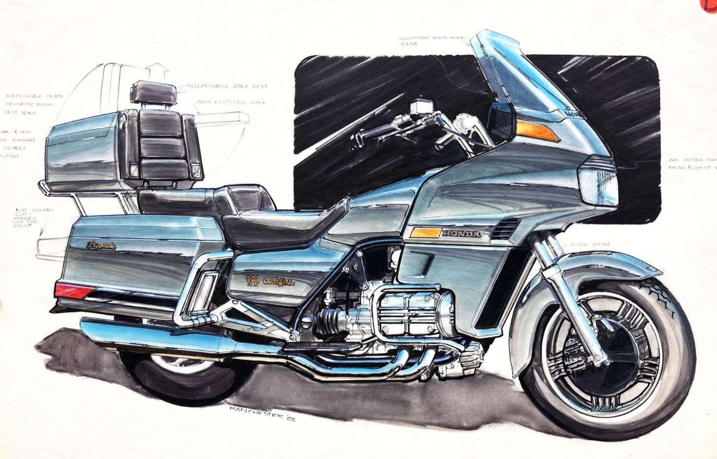 1984 GL1200 ASPENCADEイメージスケッチ